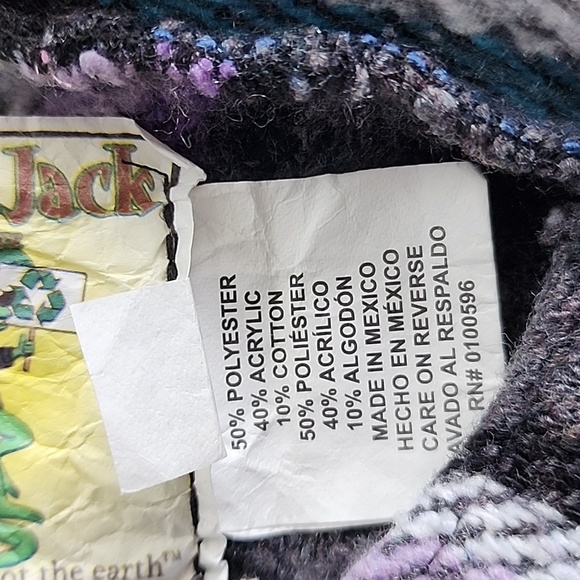 Unisex Iguana Jack Baja Hoodie, Colors include Grey, Blue, Purple, Black, Size M - Picture 7 of 8